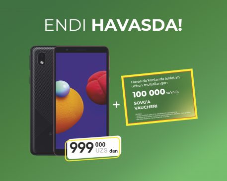 Samsung endi HAVASda sotilmoqda