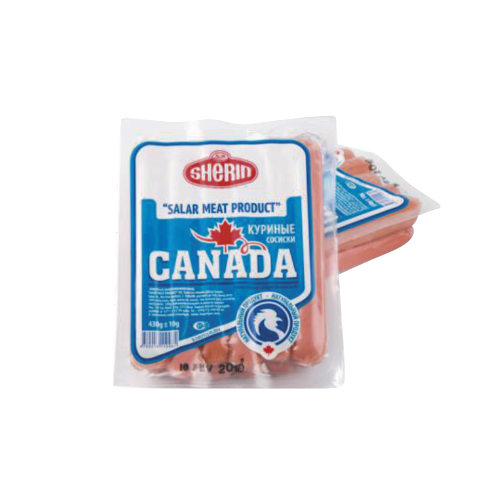 Sherin Canada tovuq go‘shtili sosiskalar 400 g