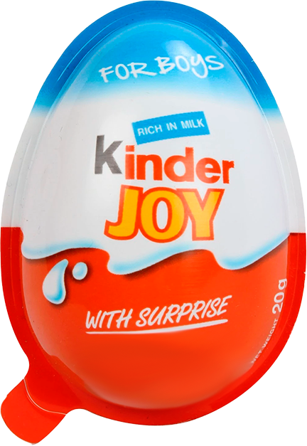 Kinder Joy с игрушкой для мальчиков/девочек 20 г