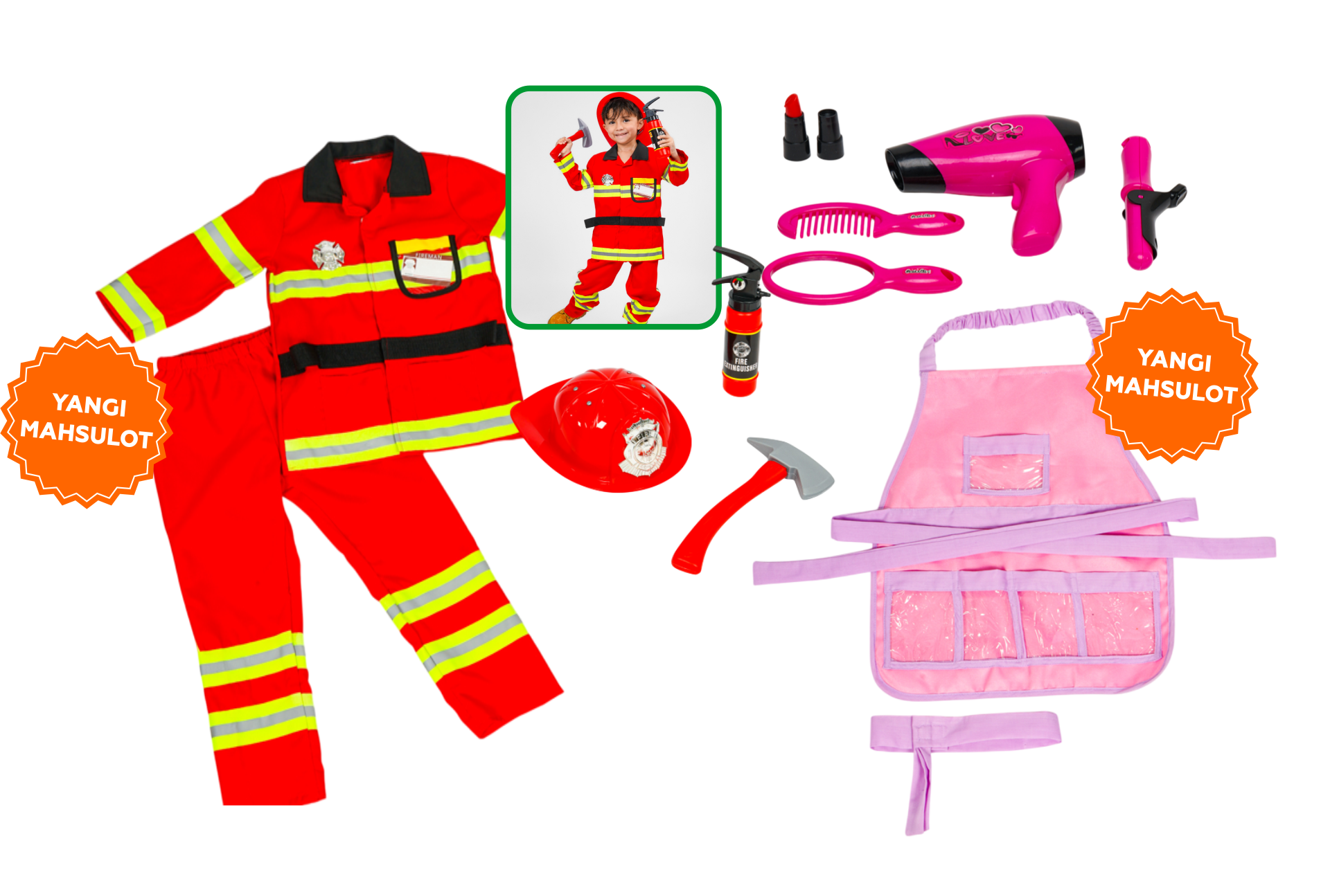 Children’s carnival costumes, assorted, 5 varieties