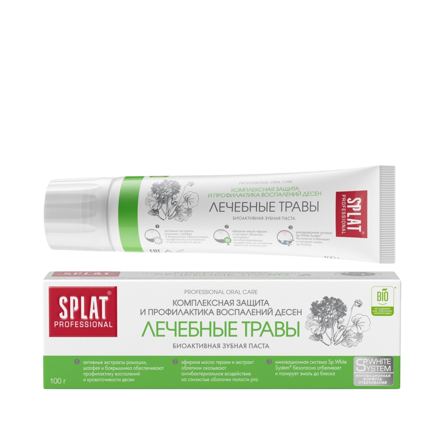 SPLAT PROFESSIONAL LECHEBNIYE TRAVY TISH PASTASI 100GR