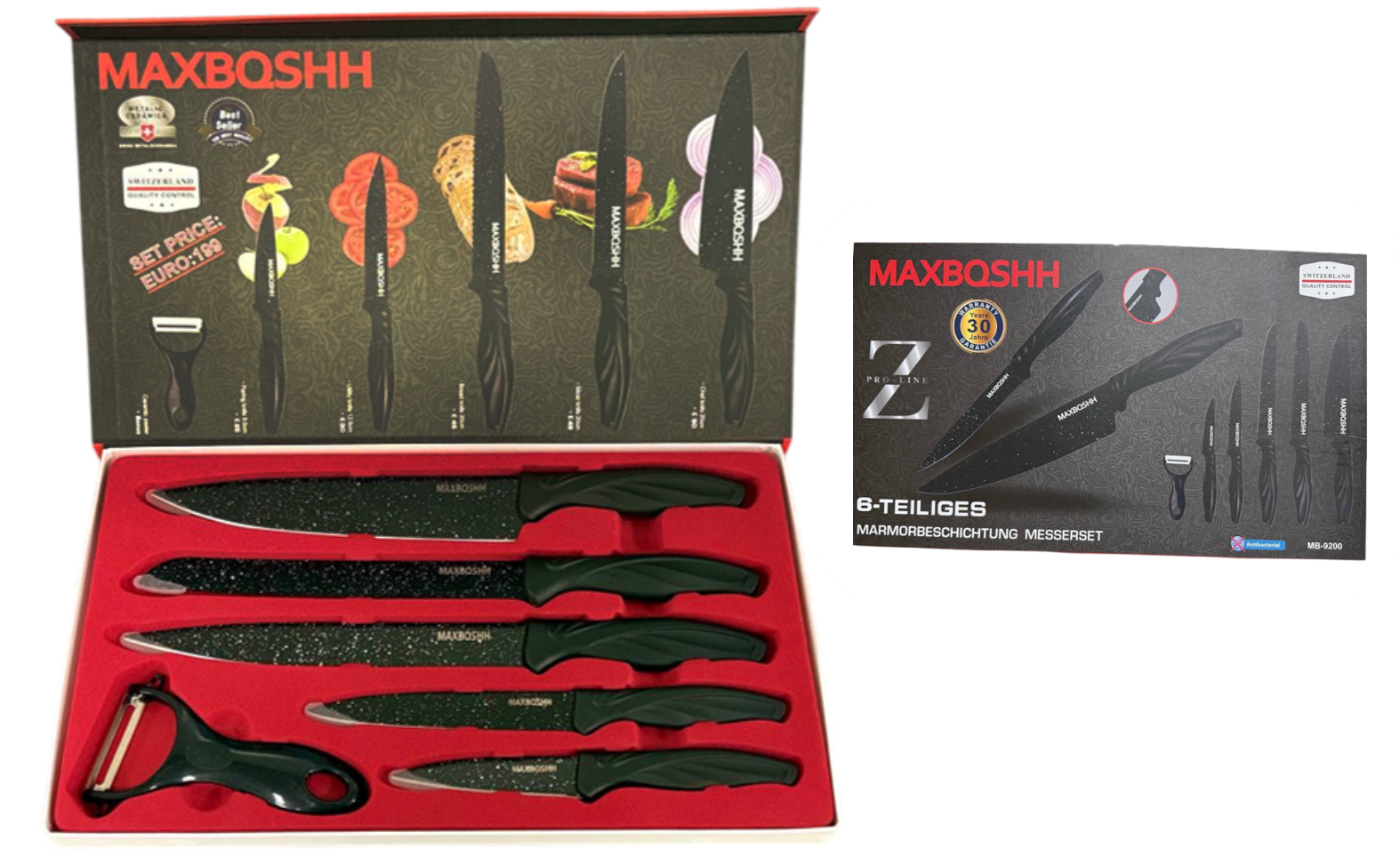 Knife set 36*21 sm, 6 pieces