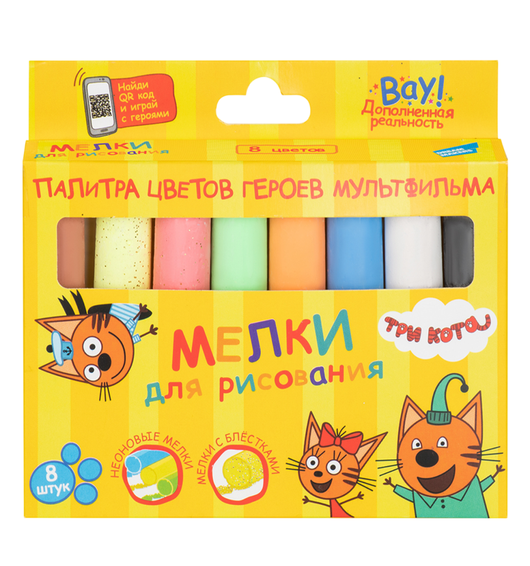 Asfaltdat yozish uchun rangli bo’rlar  8 ta